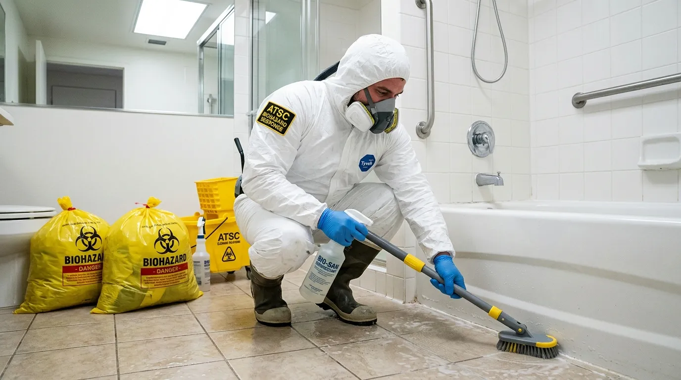 Decontamination equipment deployed for Blood Cleanup in Pelham Manor